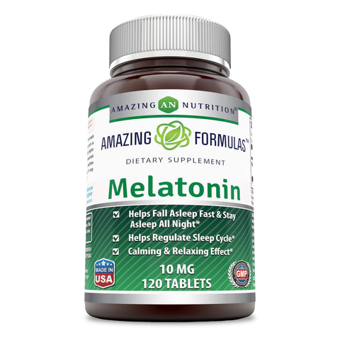 Amazing Formulas Melatonin 10 Mg 120 Tablets