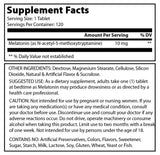 Amazing Formulas Melatonin 10 Mg 120 Tablets Citrus Flavor