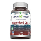 Amazing Formulas Micronized Dhea 25 Mg 180 Veggie Capsules