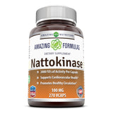Amazing Formulas Nattokinase 100 Mg 270 Veggie Capsules