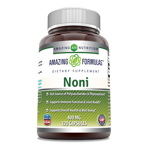 Amazing Formulas Noni 400 Mg 120 Capsules