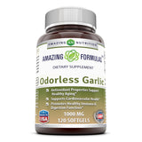 Amazing Formulas Odorless Garlic 1000 Mg 120 Softgels