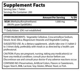 Amazing Formulas Opti MSM 1000 Mg 200 Tablets