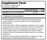 Amazing Formulas Quercetin 500 Mg 60 Veggie Capsules