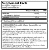 Amazing Formulas Quercetin 800 Mg With Bromelain 60 Mg Vegetarian Capsules