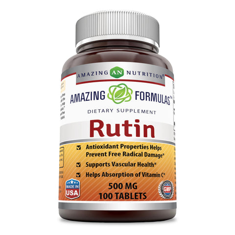 Amazing Formulas Rutin 500 Mg 100 Tablets