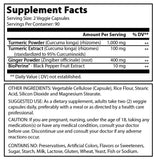 Amazing Formulas Turmeric & Ginger With BioPerine 180 Veggie Capsules