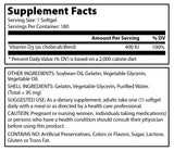 Amazing Formulas Vitamin D3 400 IU 180 Softgels