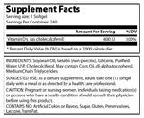 Amazing Formulas Vitamin D3 400 IU 240 Softgels