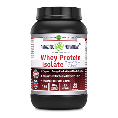 Amazing Formulas Whey Protein Isolate Powder 2 Lbs