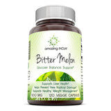 Amazing India Bitter Melon 500 Mg 120 Veggie Capsules