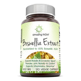 Amazing India Boswellia Extract 600 Mg 120 Veggie Capsules