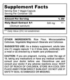 Amazing India Holy Basil Extract 500 Mg 120 Veggie Capsules