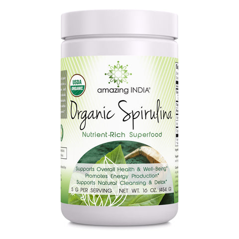 Amazing India Spirulina Powder 454 Gm 16 Oz