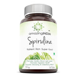 Amazing India Spirulina Nutrient Rich Super Food 500 Mg 500 Tablets