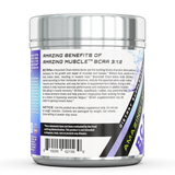 Amazing Muscle BCAA 3:1:2 with Natural Flavor & Sweetners 60 Servings Blue Raspberry