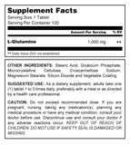 Amazing Muscle L Glutamine Muscle Support 1000 Mg 120 Tablets