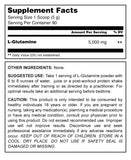 Amazing Muscle L Glutamine Powder Supplement Unflavored 90 Servings 1 Lb jar