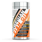 Amazing Muscle Norwegian Omega Fish Oil 1000 Mg 120 Softgels Orange