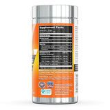 Amazing Muscle Norwegian Omega Fish Oil 1000 Mg 120 Softgels Orange