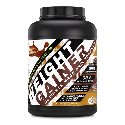 Amazing Muscle Whey Protein Gainer Chocolate Flavor 6 Lbs