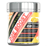 Amazing Muscle Pre Boost Pre Workout with Caffeine Cherry Lemonade 20 Servings