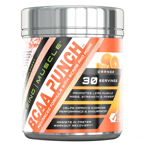 Amazing Muscle BCAA Punch 30 Servings Orange