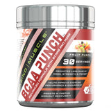 Amazing Muscle BCAA PUNCH 30 Servings Fruit Punch Flavor