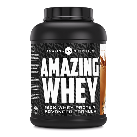 Amazing Whey Whey Protein (Isolate & Concentrate) 5 Lb Cookies & Cream Flavor