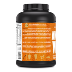 Amazing Whey Whey Protein (Isolate & Concentrate) 5 Lb Peanut Butter Flavor
