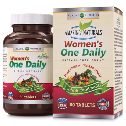 Amazing Naturals WOMEN'S ONE DAILY Multivitamin 60 Tablets