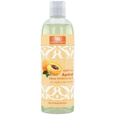 Beauty Aura Apricot Kernel Oil 16 Fl Oz 473 Ml