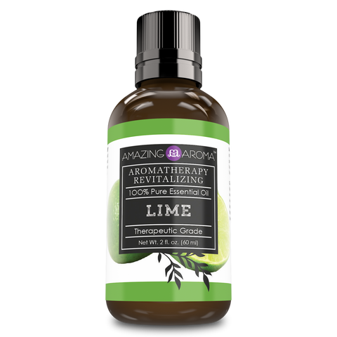 Amazing Aroma 100% Pure Lime Essential Oil 2 Oz 60 Ml