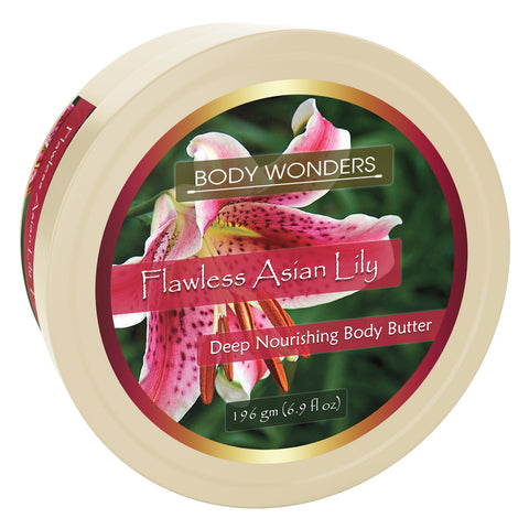 Body Wonders Flawless Asian Lily Deep Nourishing Body Butter 196 Gm 6.9 Fl Oz