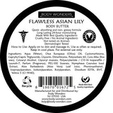 Body Wonders Flawless Asian Lily Deep Nourishing Body Butter 196 Gm 6.9 Fl Oz