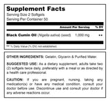 Herbal Secrets Black Cumin Seed Oil 1000 Mg 100 Softgels - herbalsecrets