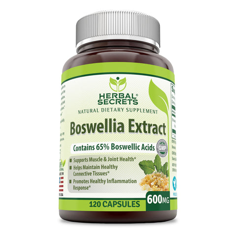 Herbal Secrets Boswellia Serrata Extract 600 Mg 120 Capsules