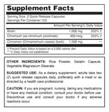 Herbal Secrets Super Cinnamon Complex with Chromium & Biotin 240 Quick Release Capsules - herbalsecrets