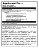 Pure Naturals Echinacea & Goldenseal Root 450 Mg 120 Capsules