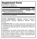 Herbal Secrets Forskolin 250 Mg 120 Capsules - herbalsecrets