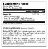 Herbal Secrets Garlic 5000 Mg 120 Softgels - herbalsecrets