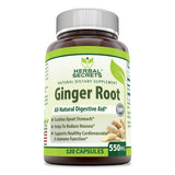 Herbal Secrets Ginger Root Supplement 550 Mg 120 Capsules