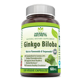 Herbal Secrets Ginko Biloba 60 Mg 120 Veggie Capsules