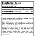 Pure Naturals Grapeseed Extract 100 Mg 120 Veggie Capsules