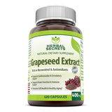 Herbal Secrets Grapeseed Extract 400 Mg 120 Veggie Capsule