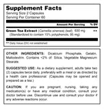 Herbal Secrets Green Tea Extract 315 Mg 120 Capsules - herbalsecrets