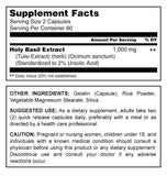 Herbal Secrets Holy Basil 1000 Mg 120 Capsules - herbalsecrets