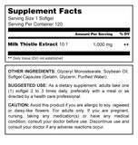 Herbal Secrets Milk Thistle 1000 Mg 120 Softgels - herbalsecrets