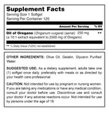 Herbal Secrets Oil of Oregano 250 Mg 120 Softgels - herbalsecrets