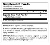 Herbal Secrets Organic Amla Powder 16 Oz 113 Servings - herbalsecrets